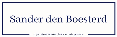 Logo Sander den Boesterd  DIAMANT